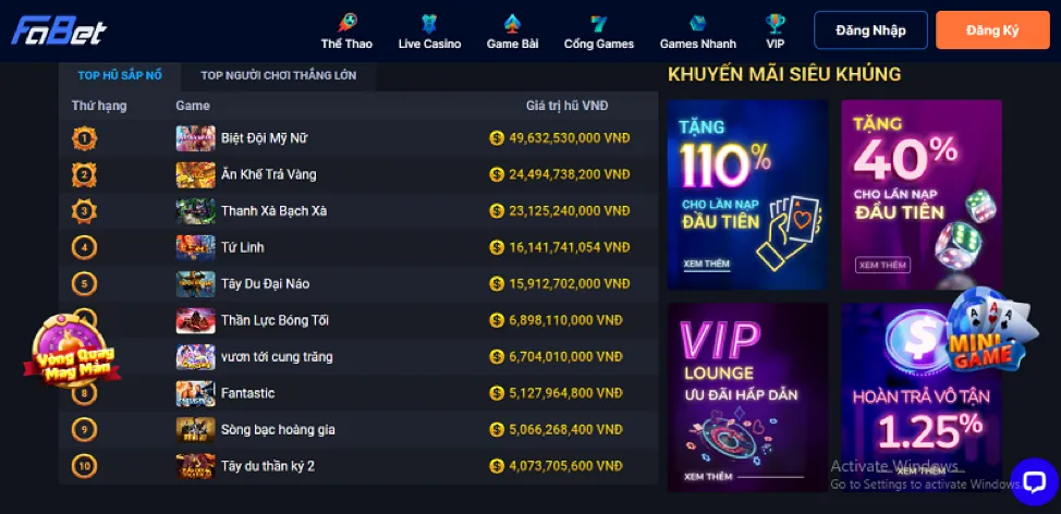 Biểu mẫu đăng ký PBV88 Casino